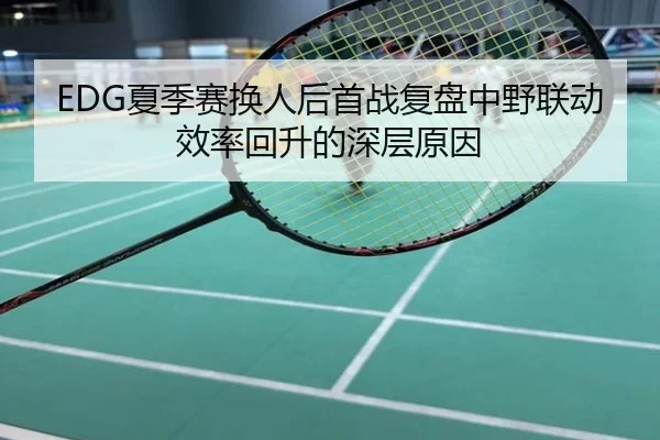 EDG夏季赛换人后首战复盘中野联动效率回升的深层原因
